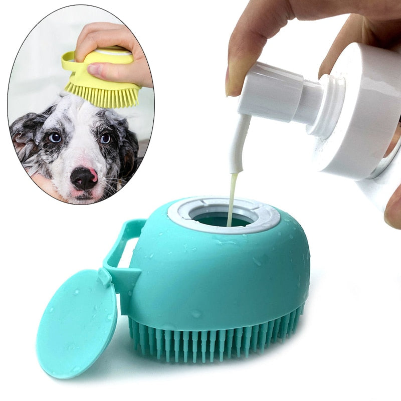 Escova de Banho para Cachorro