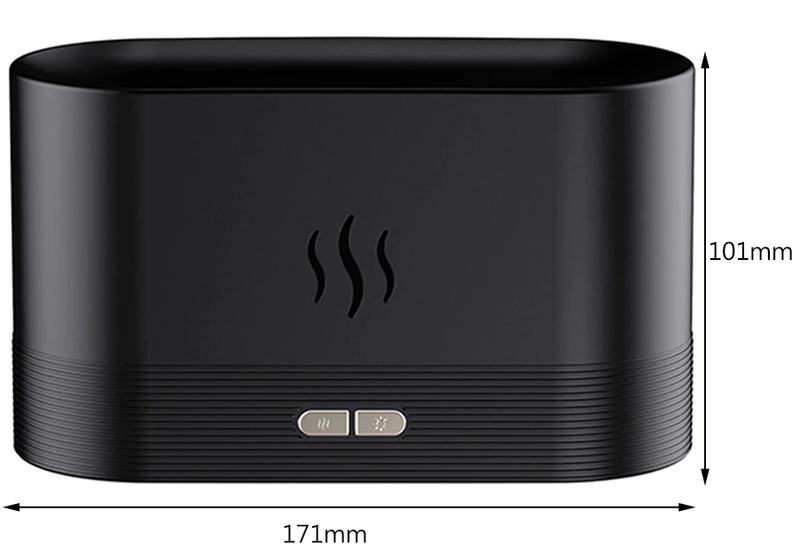 Umidificador e Difusor em chamas RiGo